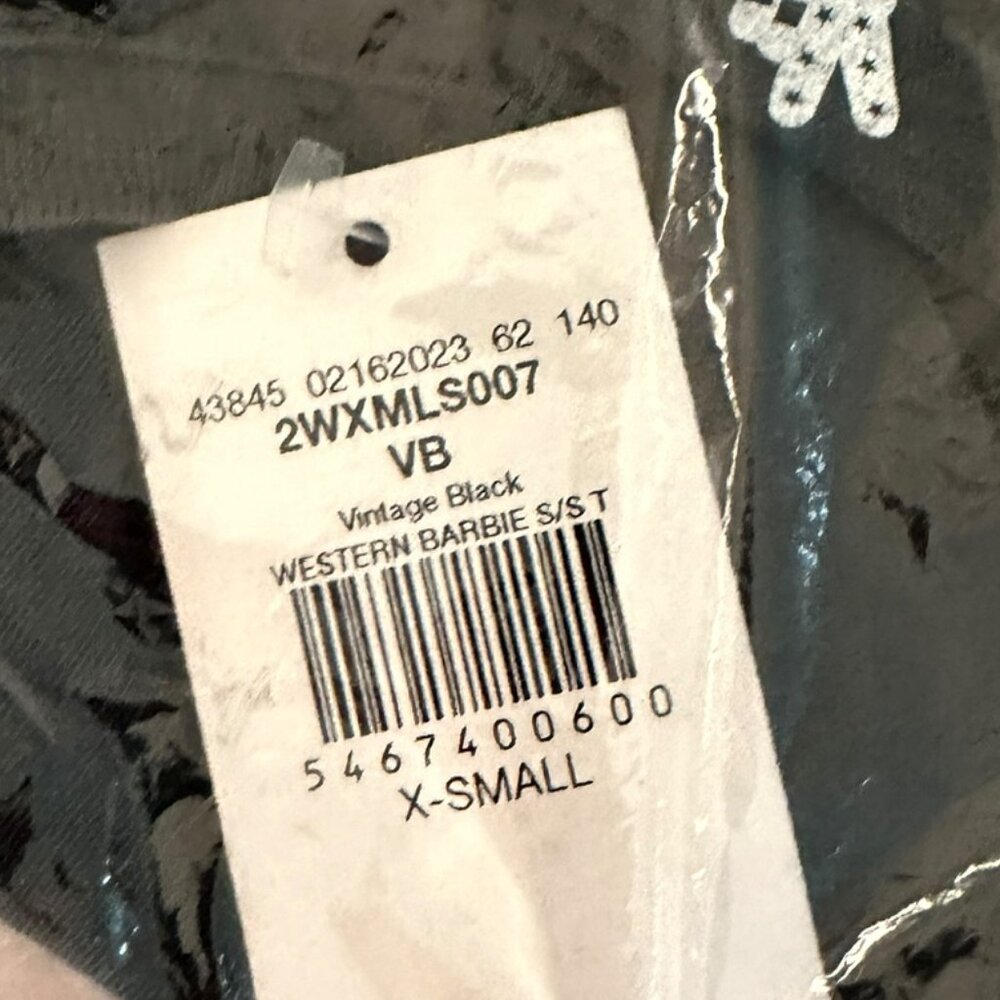 SOLD JUNK FOOD Western Barbie T-Shirt XS NEW - Picture 3 of 4
